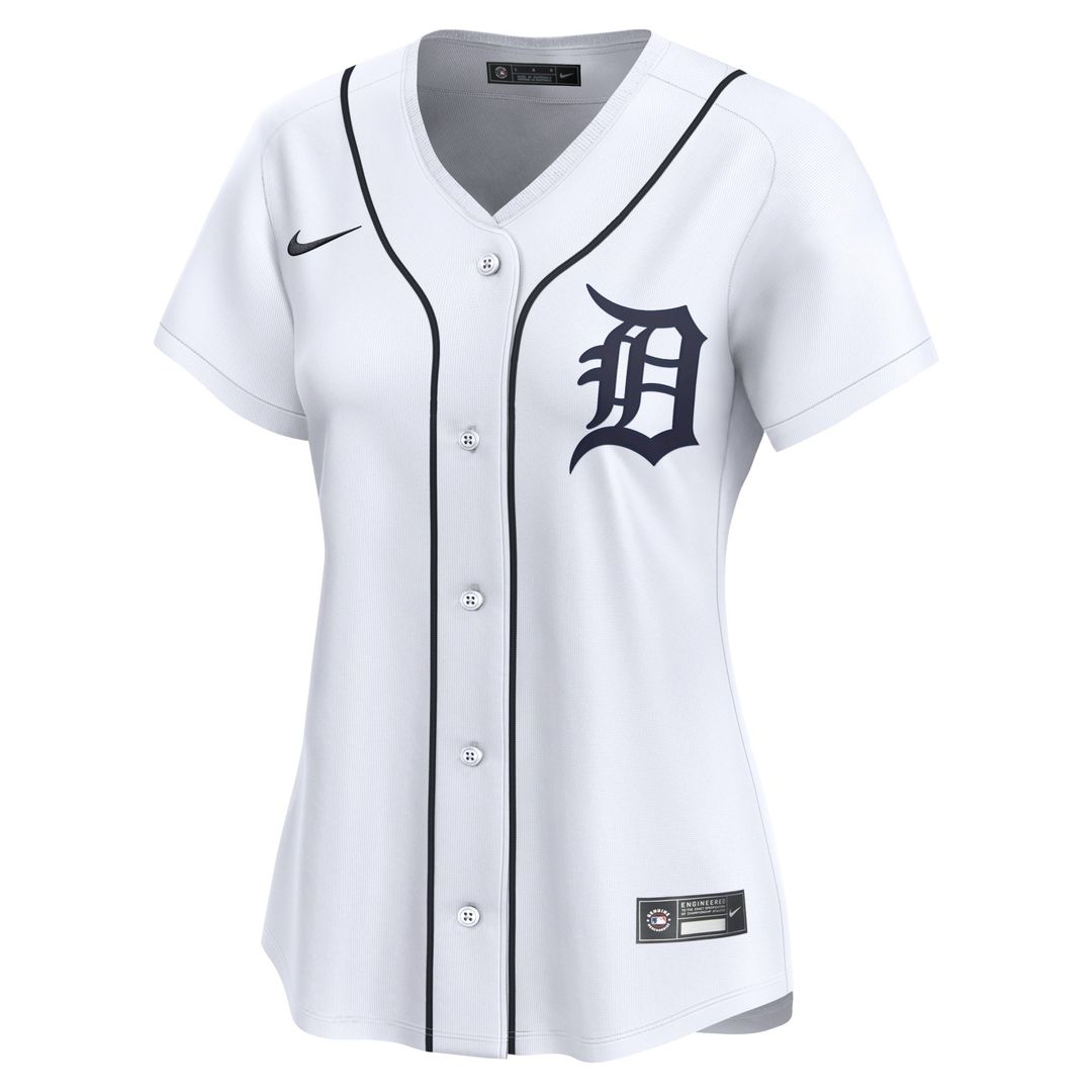 Detroit Tigers Spencer Torkelson Nike Women's Home Limited Player Jersey - White MLB Team Jersey Baseball Fan Apparel