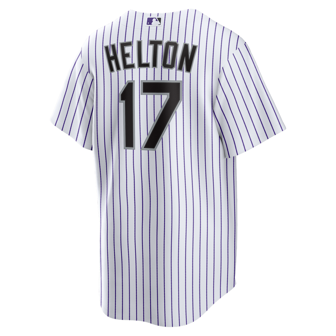 Colorado Rockies Todd Helton Nike Home Retired Player Replica Jersey - White MLB Team Jersey Baseball Fan Apparel