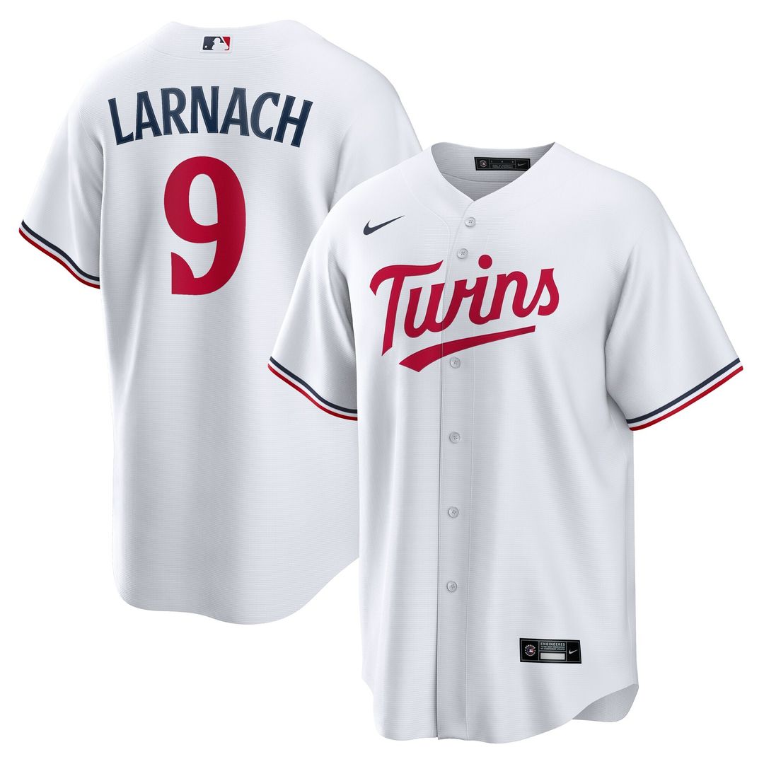 Minnesota Twins Trevor Larnach Nike Home Replica Jersey - White MLB Team Jersey Baseball Fan Apparel