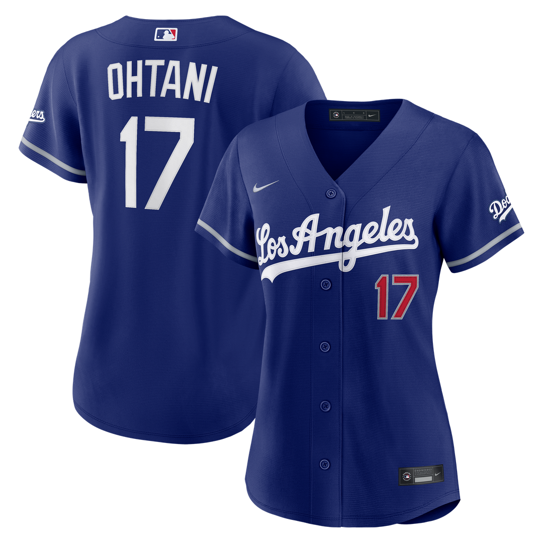 Los Angeles Dodgers Shohei Ohtani Nike Women's Alternate Stadium Jersey - Royal MLB Team Jersey Baseball Fan Apparel