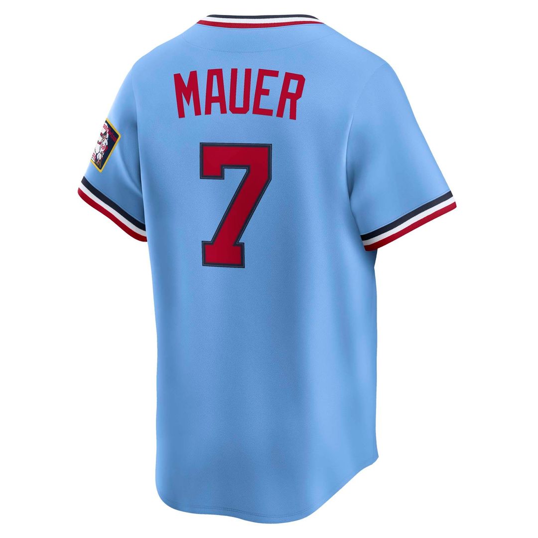 Minnesota Twins Joe Mauer Nike Throwback Cooperstown Limited Jersey - Light Blue MLB Team Jersey Baseball Fan Apparel