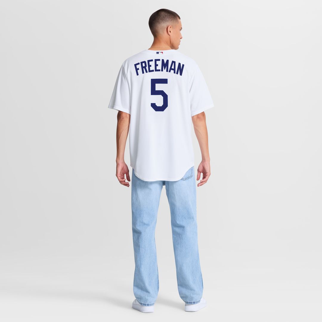 Los Angeles Dodgers Freddie Freeman Nike Home Replica Jersey - White MLB Team Jersey Baseball Fan Apparel