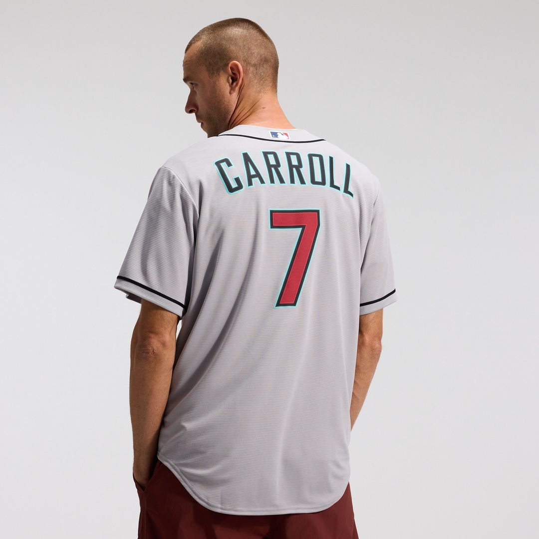 Arizona Diamondbacks Corbin Carroll Nike Road Replica Jersey - Gray MLB Team Jersey Baseball Fan Apparel
