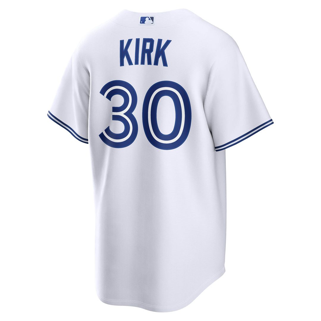 Toronto Blue Jays Alejandro Kirk Nike Home Replica Jersey - White MLB Team Jersey Baseball Fan Apparel