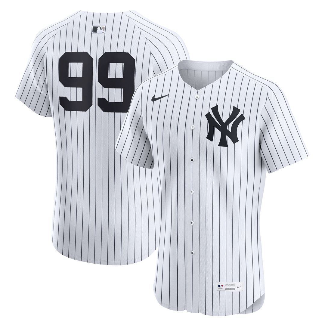 New York Yankees Aaron Judge Nike Home ElitePlayer Jersey - White MLB Team Jersey Baseball Fan Apparel