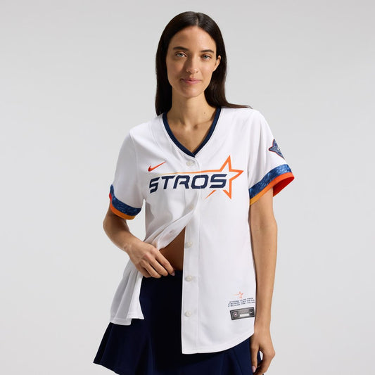 Houston Astros Nike Women's 2025 City Connect Limited Jersey - White MLB Team Jersey Baseball Fan Apparel