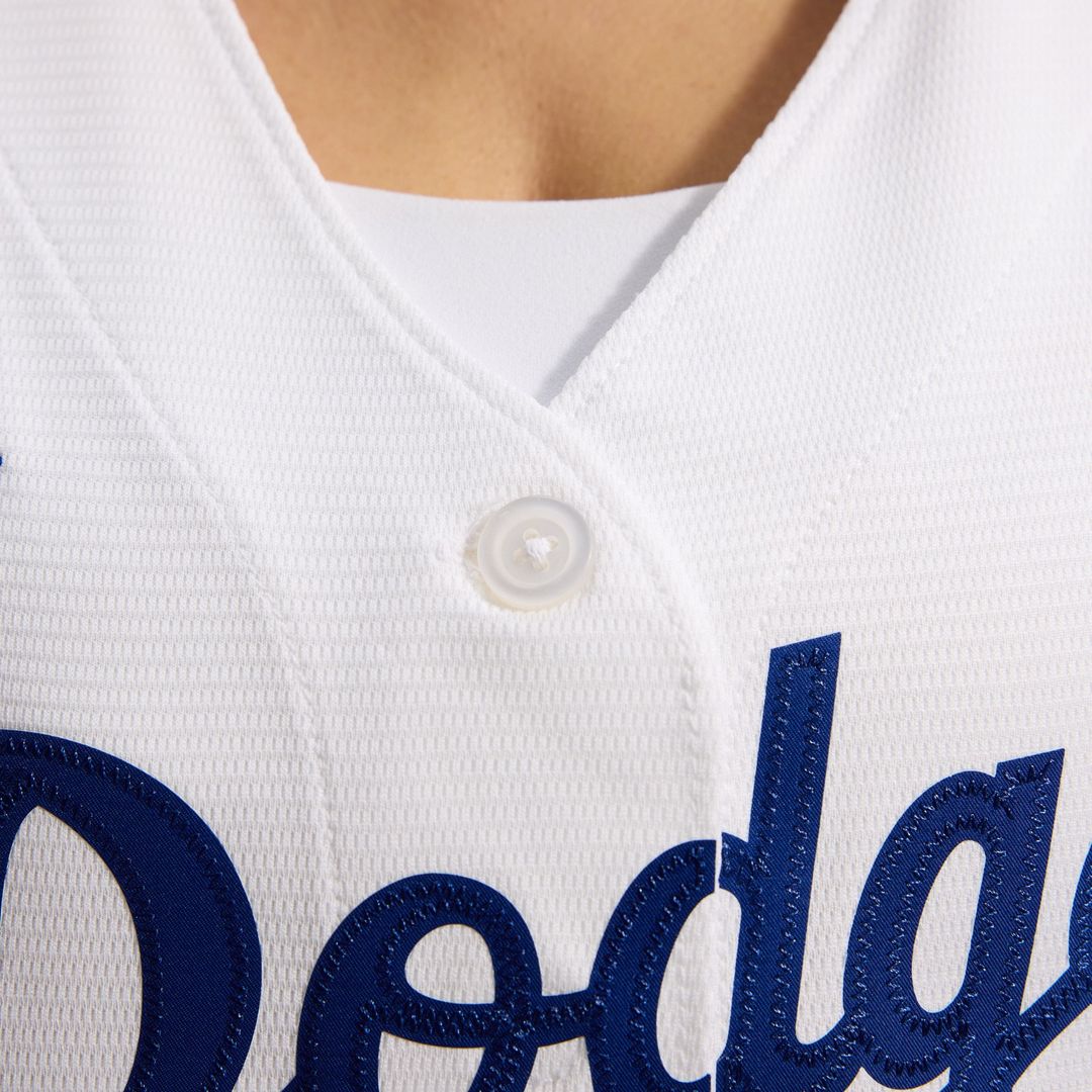 Los Angeles Dodgers Nike Women's Home Replica Jersey - White MLB Team Jersey Baseball Fan Apparel