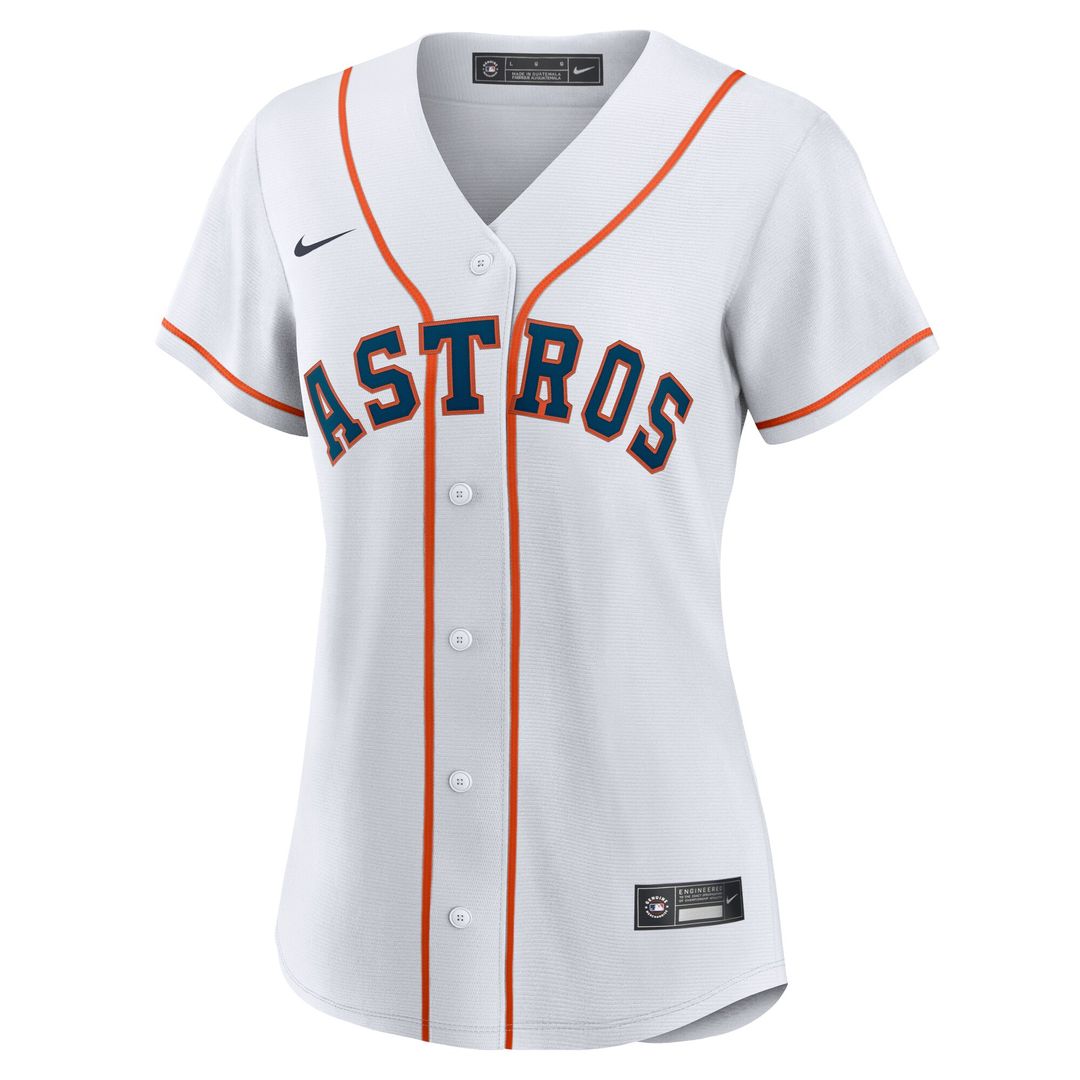 Houston Astros Cam Smith Nike Women's Home Replica Jersey - White MLB Team Jersey Baseball Fan Apparel